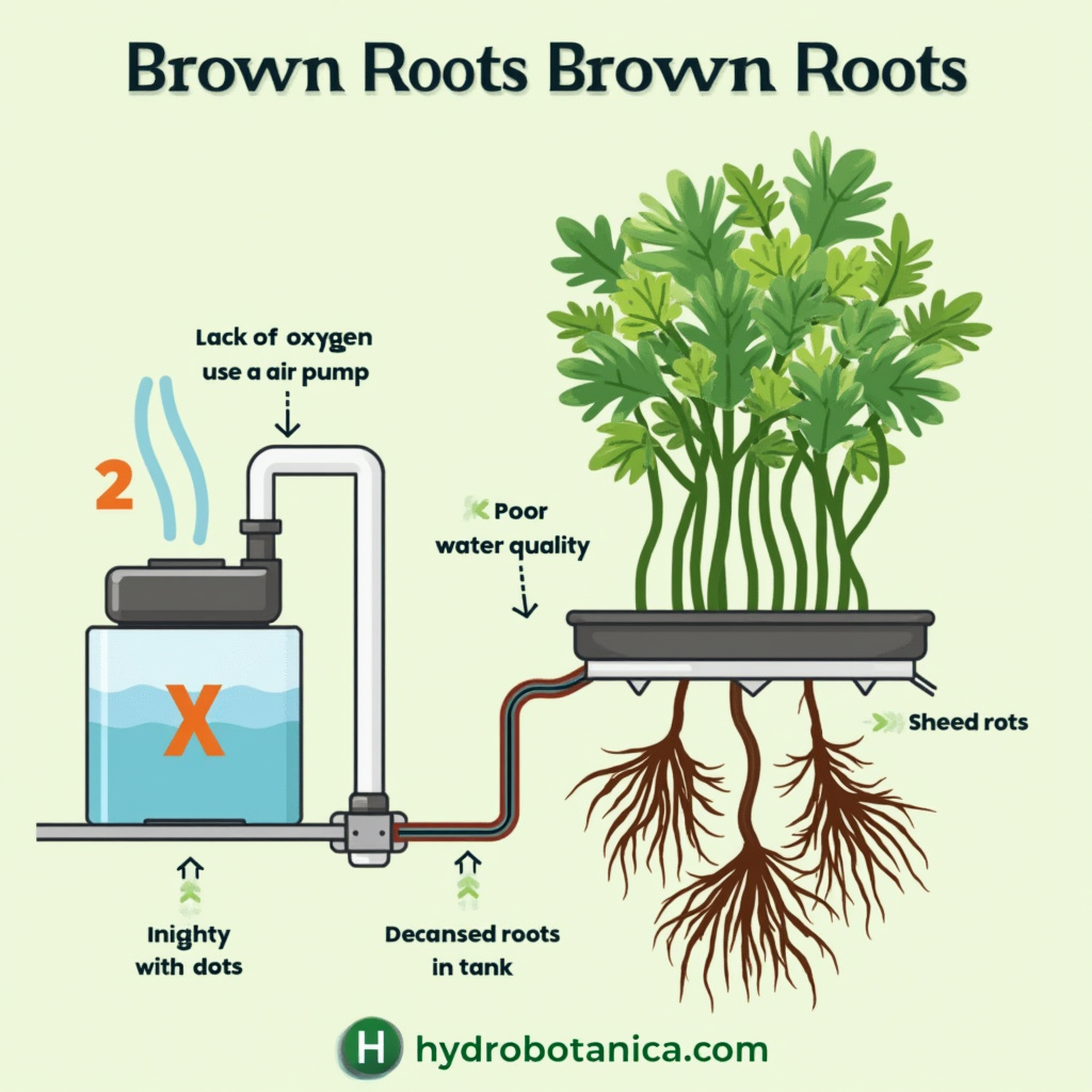 What Causes Brown Roots in Hydroponic Systems?